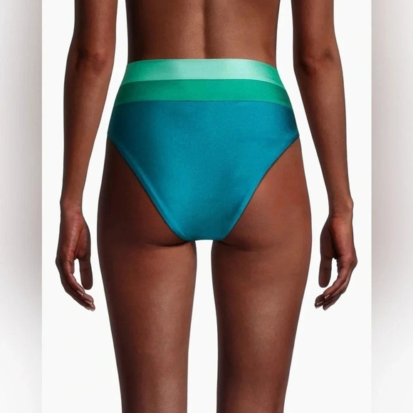 NEW Beach Riot Heidi Colorblocked Bikini Bottom Large B2083 - Picture 3 of 8